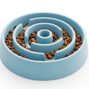 Slow Feeder Dog Puzzle Bowl – Interactive Feeding Toy for Dogs